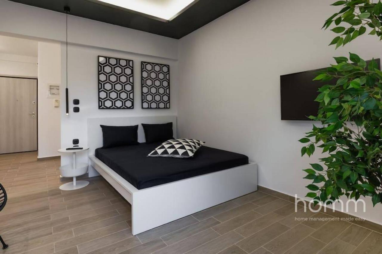 34Sqm Minimal Homm Apartment With Acropolis View Atina Dış mekan fotoğraf