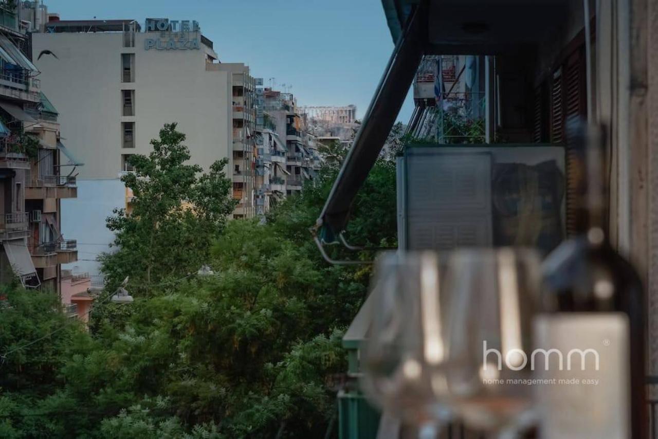 34Sqm Minimal Homm Apartment With Acropolis View Atina Dış mekan fotoğraf